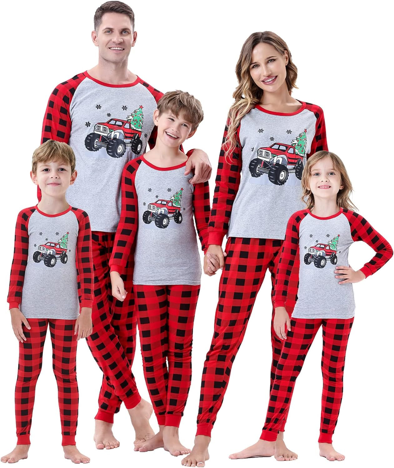 🎄 Christmas Family Matching Pajamas - Reindeer, Snowman Holiday PJs